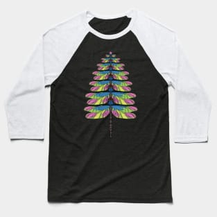 Dragonfly Christmas Tree, Merry Xmas Gift, Christmas insect Lover Baseball T-Shirt